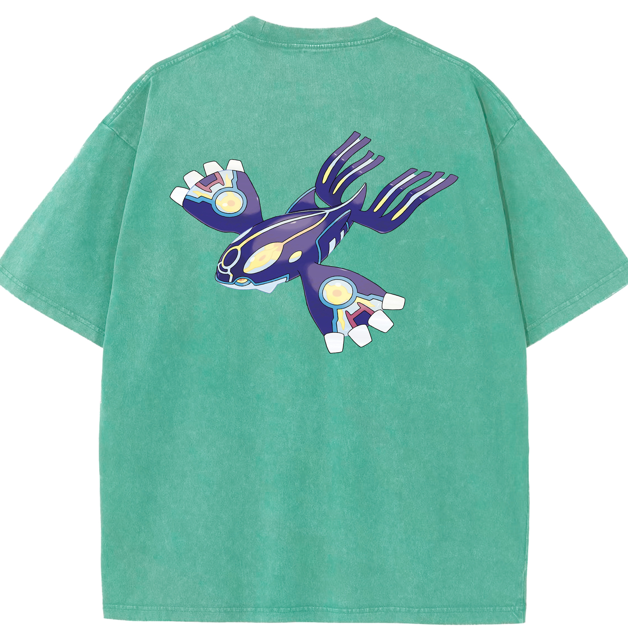 （画像用） ポケットモンスター Pokémon 綿100% ヴィンテージ風 半袖Tシャツ（背面プリント）